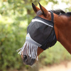 FlyGuard by Shires Vliegenmasker Pro Fine Mesh zonder Oren met Franjes Jet