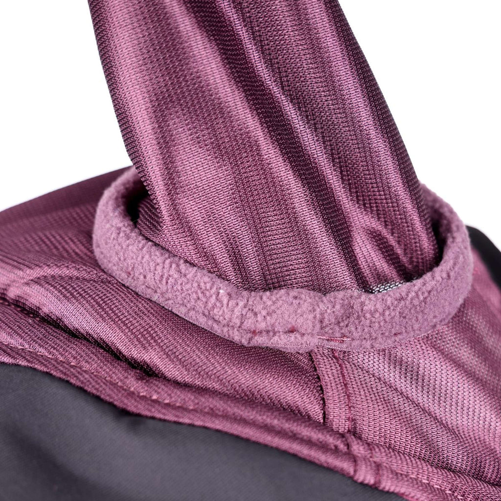 FlyGuard by Shires Vliegenmasker Pro Deluxe met Oren en Neus Black Cherry