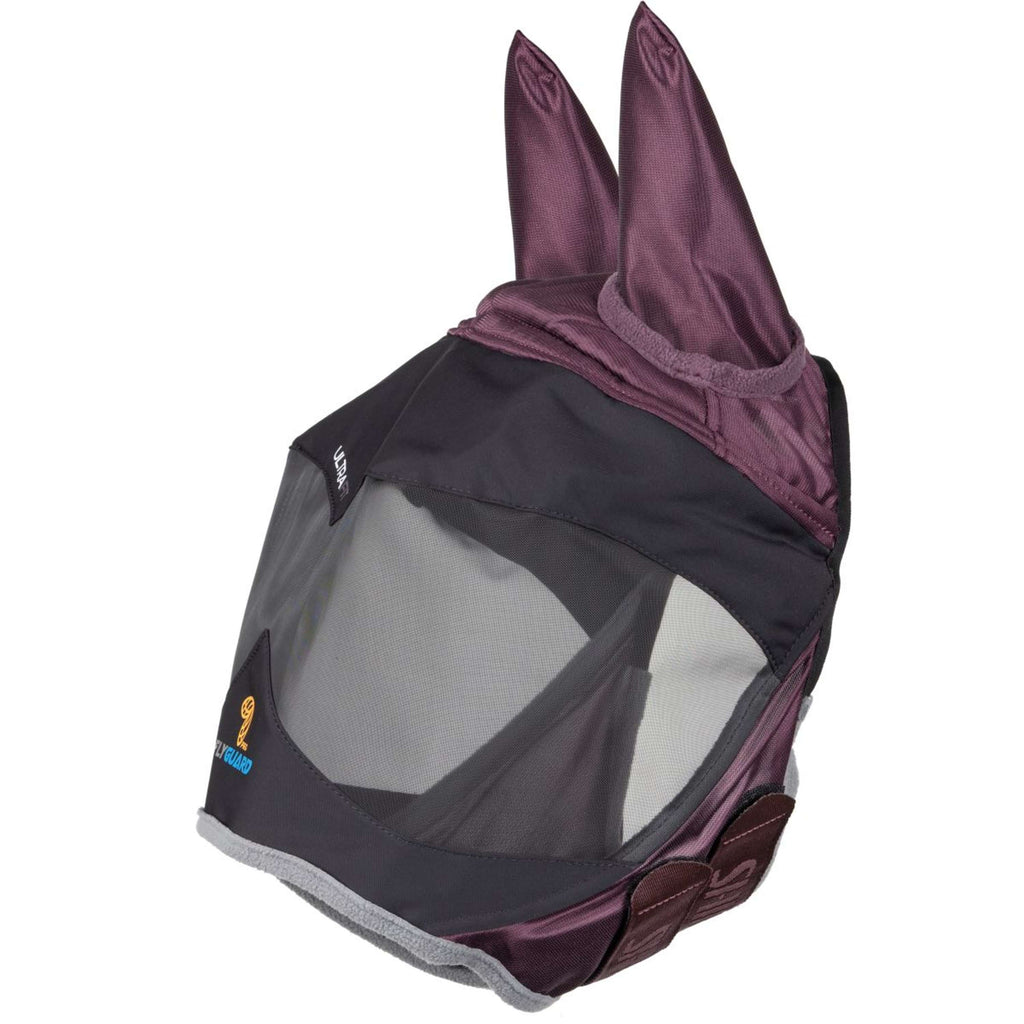FlyGuard by Shires Vliegenmasker Pro Deluxe met Oren Black Cherry