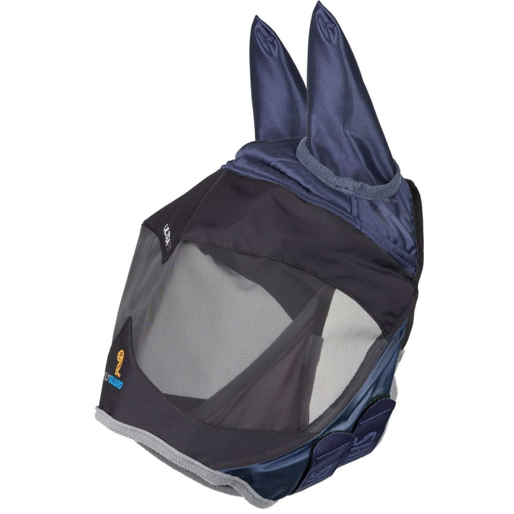 FlyGuard by Shires Vliegenmasker Pro Deluxe met Oren Navy