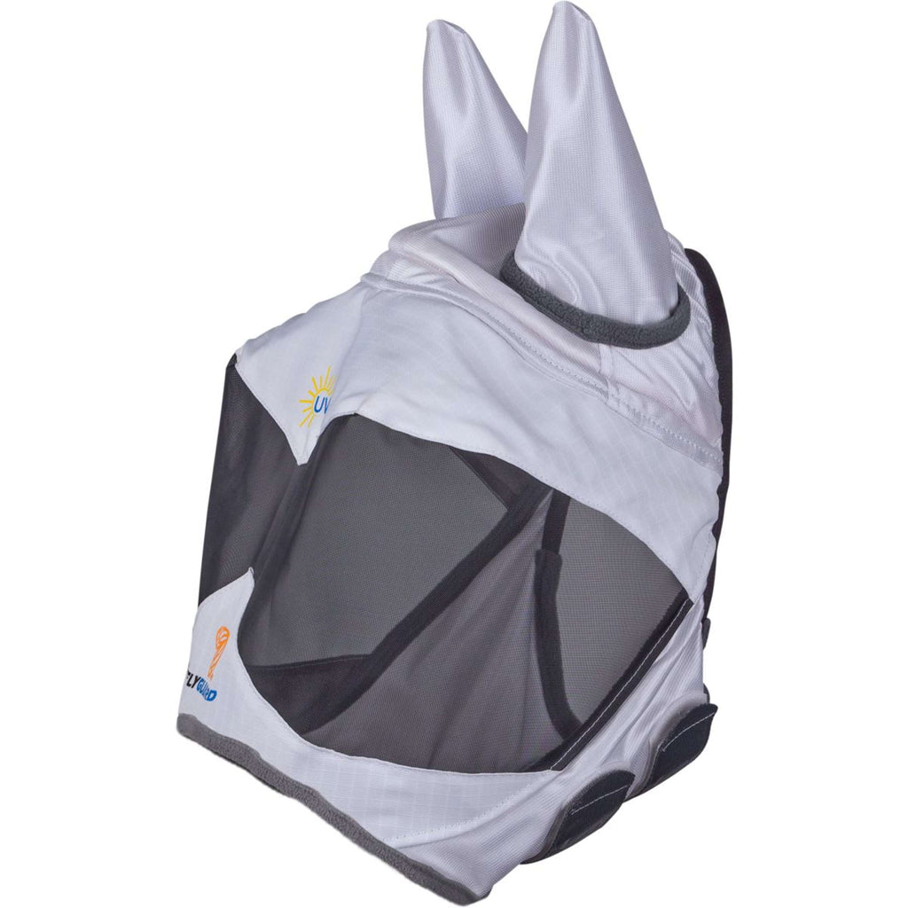 FlyGuard by Shires Vliegenmasker Pro Sun Shade met Oren Wit