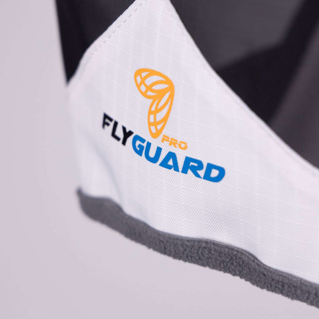 FlyGuard by Shires Vliegenmasker Pro Sun Shade met Oren Wit