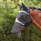 FlyGuard by Shires Vliegenmasker Pro Fine Mesh met Oren en Neusflap Jet