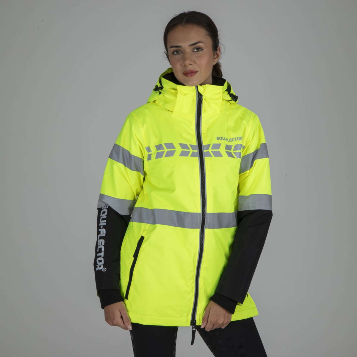 Equi-Flector by Shires Reflecterende Jas Geel
