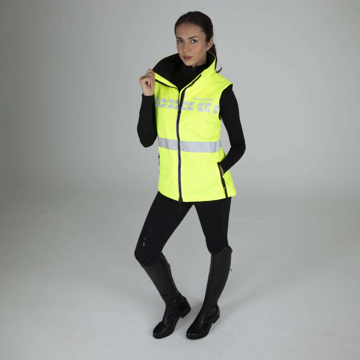 Equi-Flector by Shires Reflectiehesje Geel