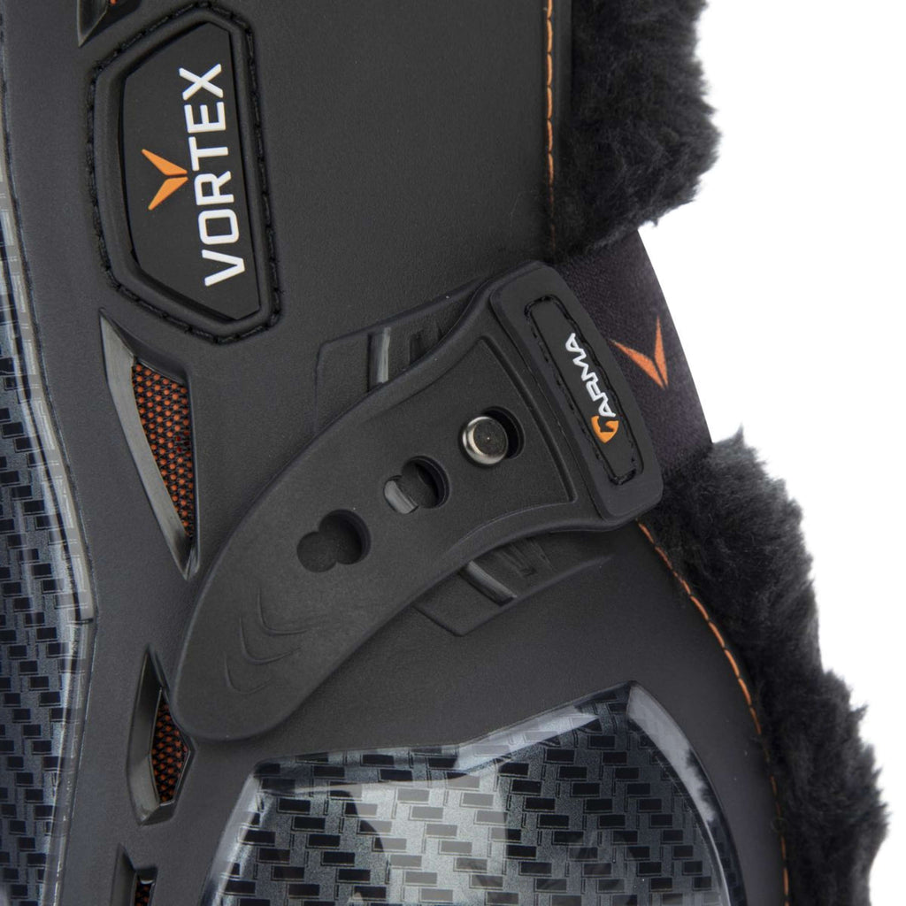 Arma by Shires Peesbeschermers Vortex SupaFleece Zwart