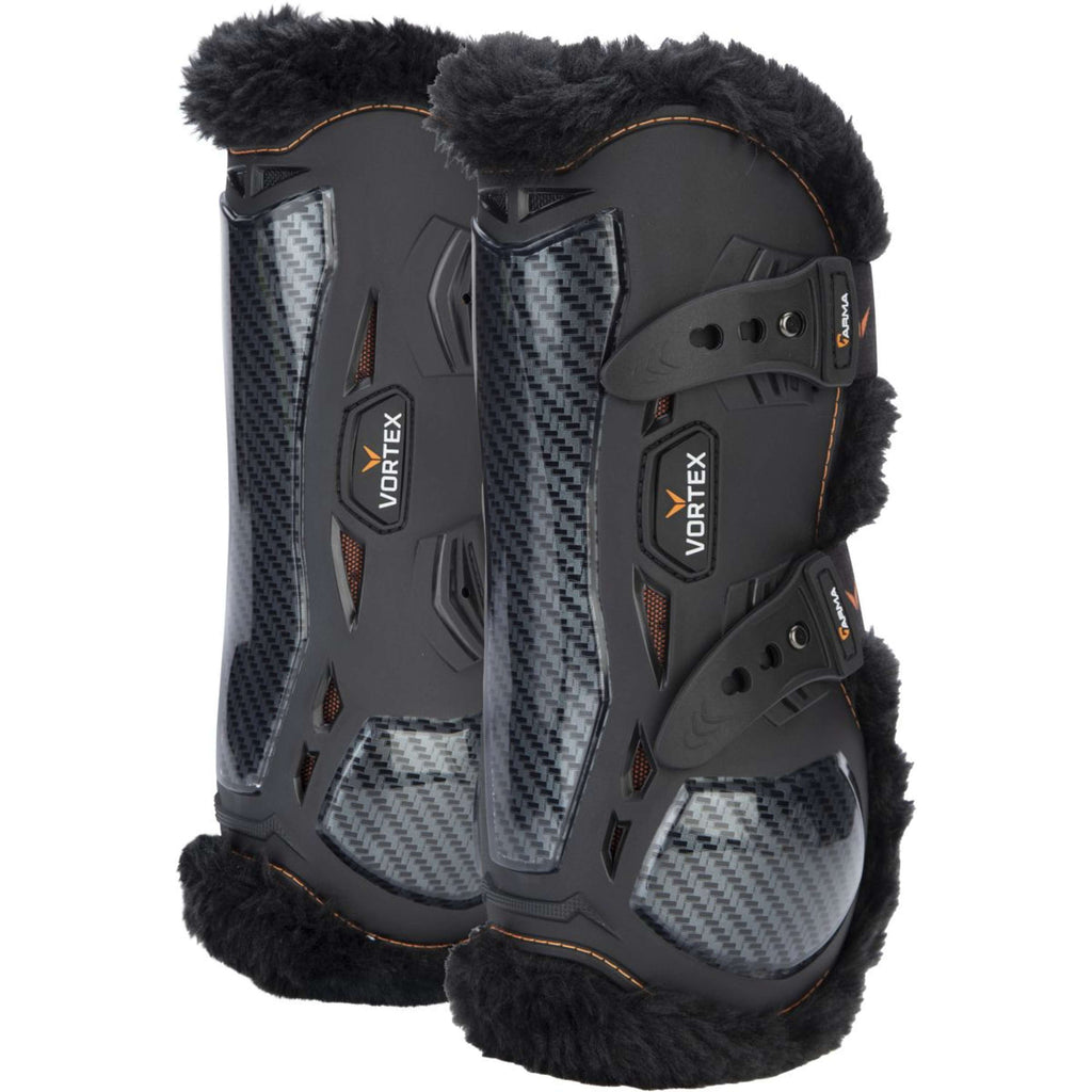 Arma by Shires Peesbeschermers Vortex SupaFleece Zwart