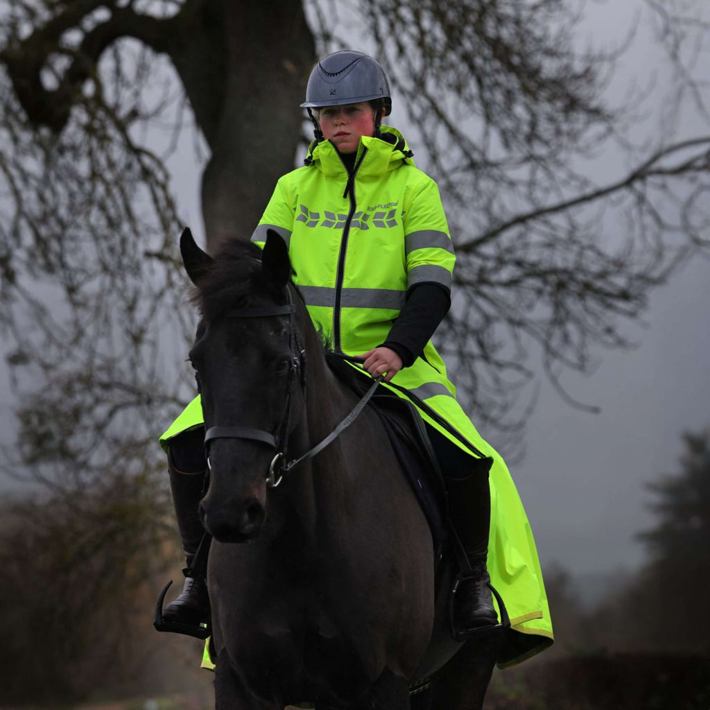 Equi-Flector by Shires Reflecterende Jas Lang Geel