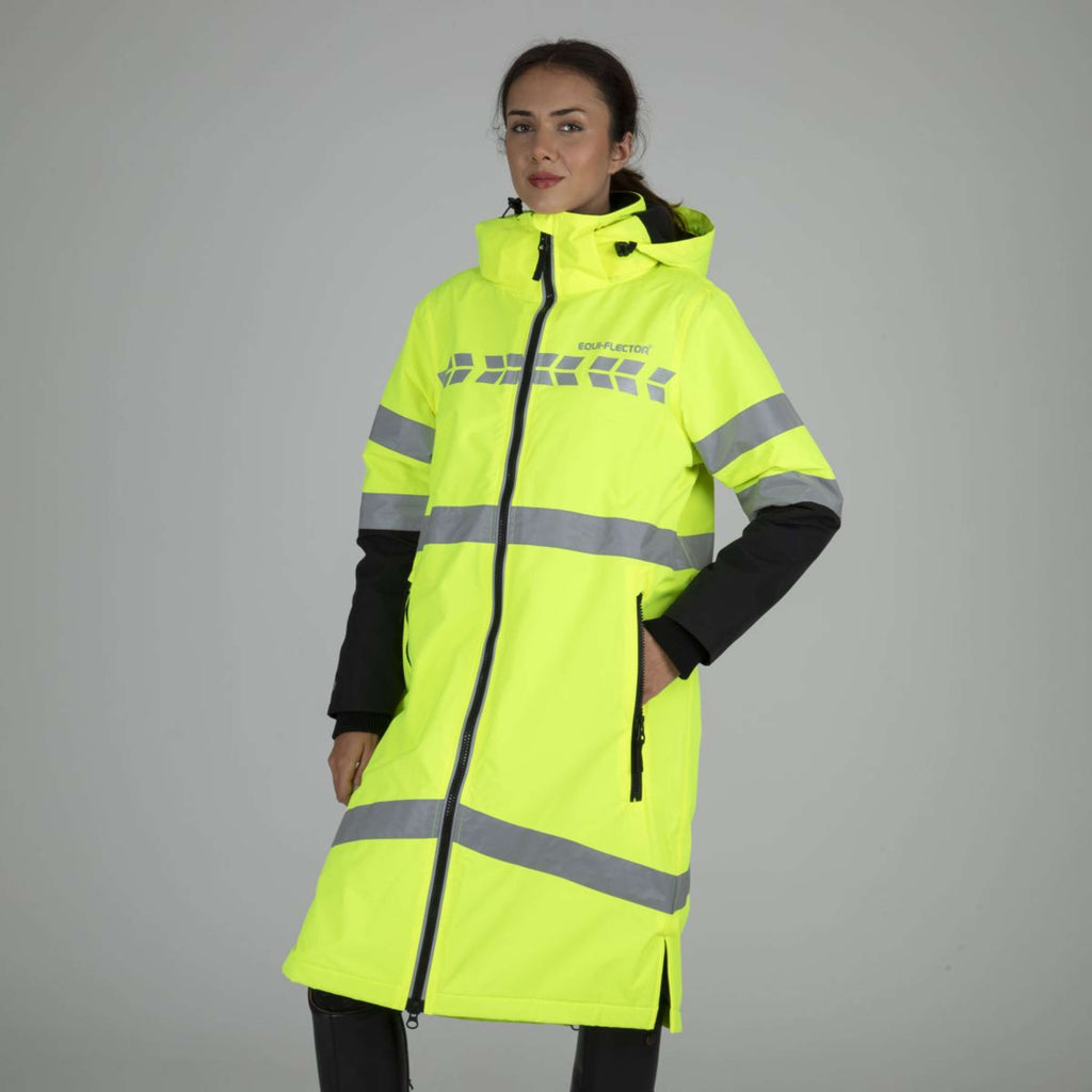 Equi-Flector by Shires Reflecterende Jas Lang Geel