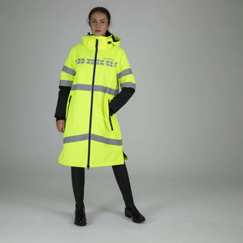 Equi-Flector by Shires Reflecterende Jas Lang Geel
