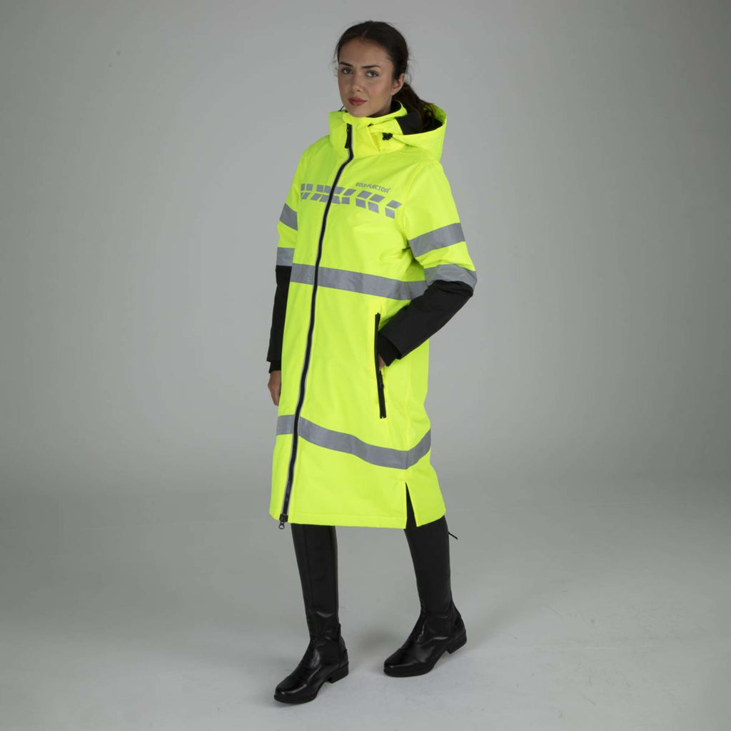 Equi-Flector by Shires Reflecterende Jas Lang Geel