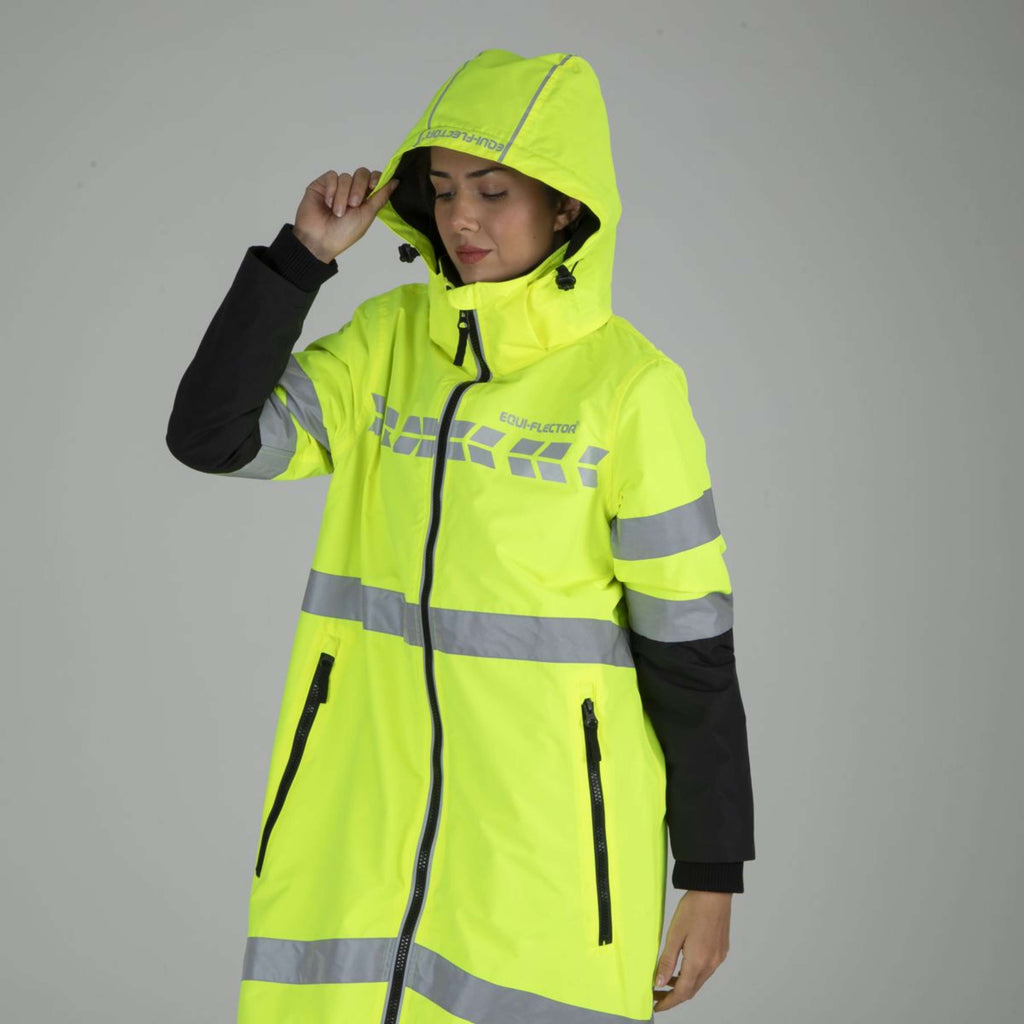 Equi-Flector by Shires Reflecterende Jas Lang Geel