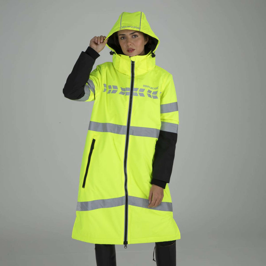 Equi-Flector by Shires Reflecterende Jas Lang Geel