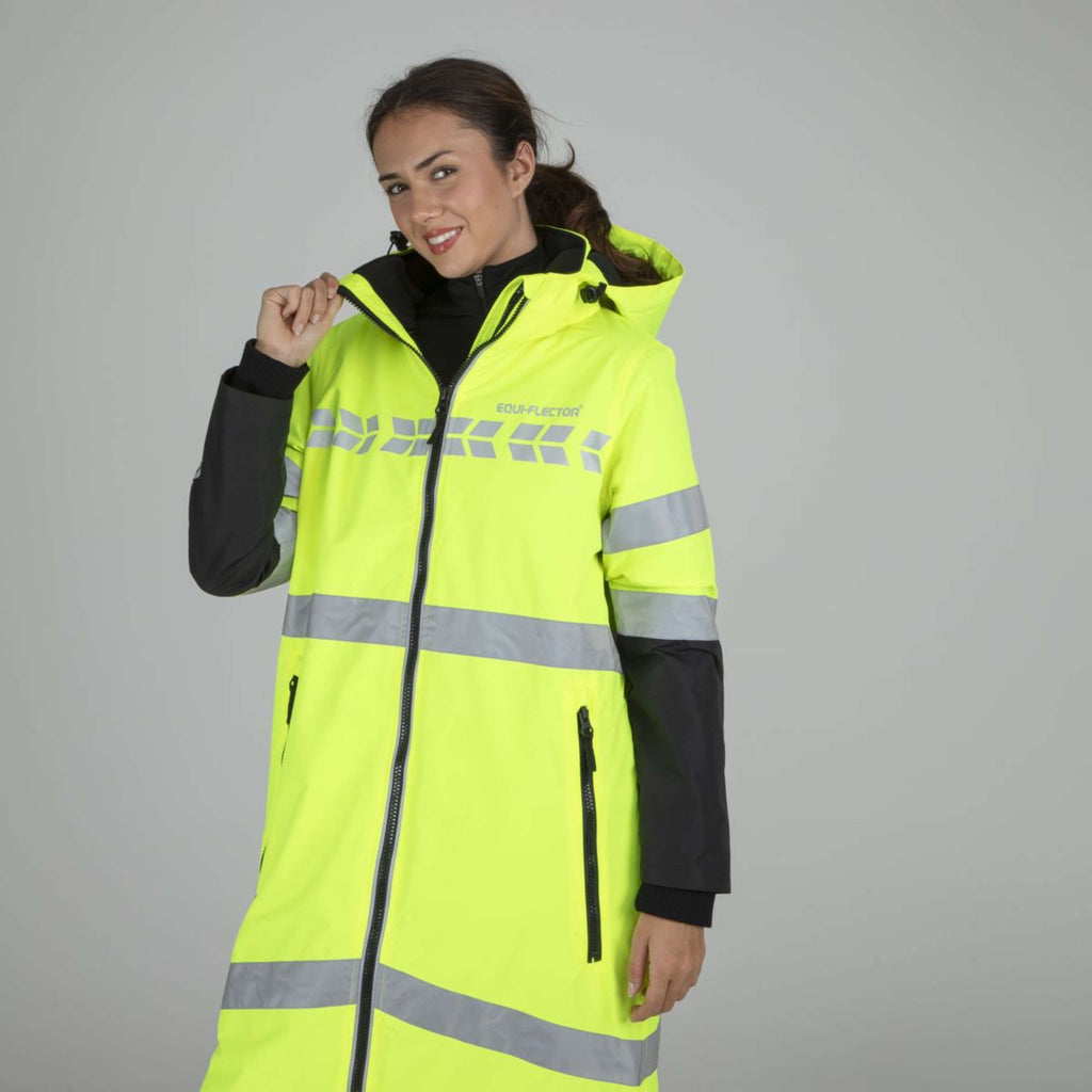 Equi-Flector by Shires Reflecterende Jas Lang Geel