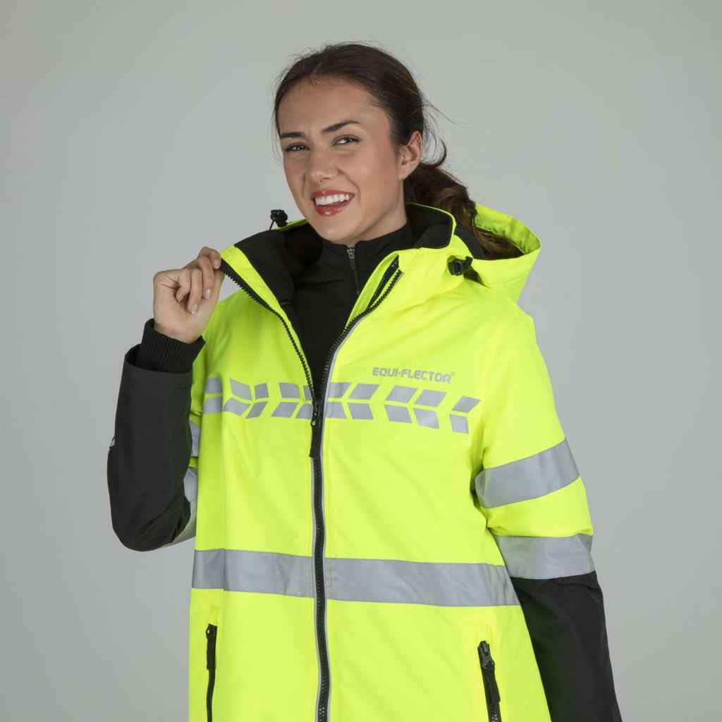 Equi-Flector by Shires Reflecterende Jas Lang Geel