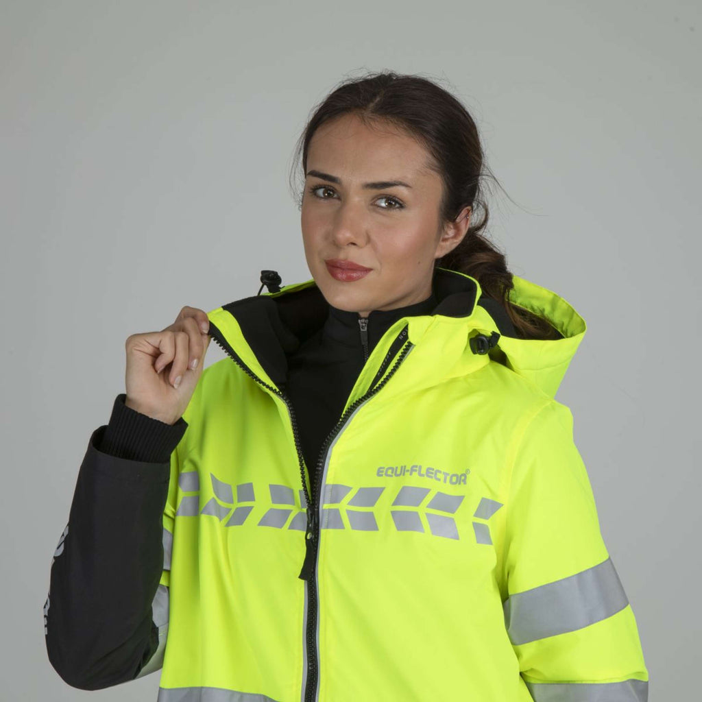 Equi-Flector by Shires Reflecterende Jas Lang Geel