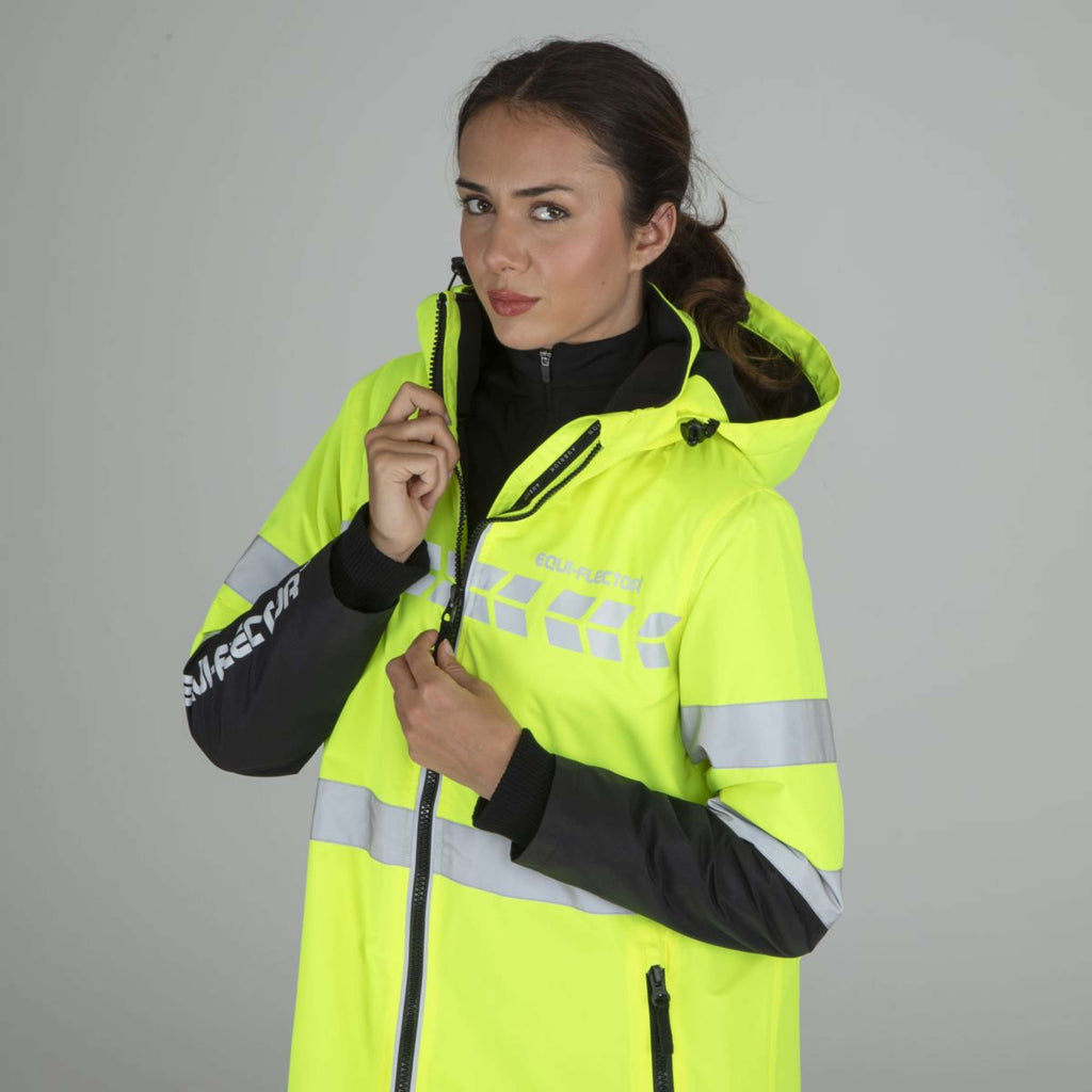 Equi-Flector by Shires Reflecterende Jas Lang Geel