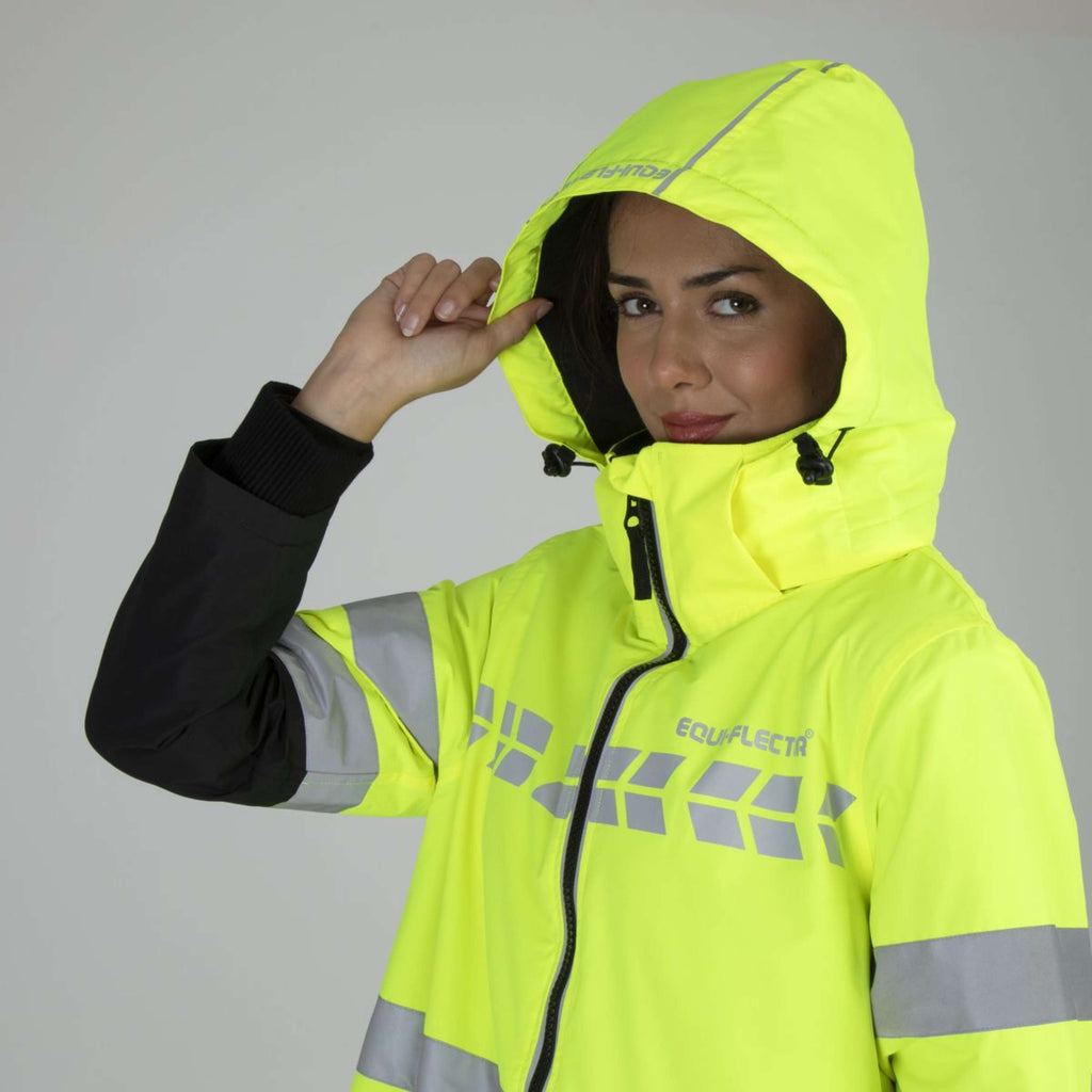Equi-Flector by Shires Reflecterende Jas Lang Geel