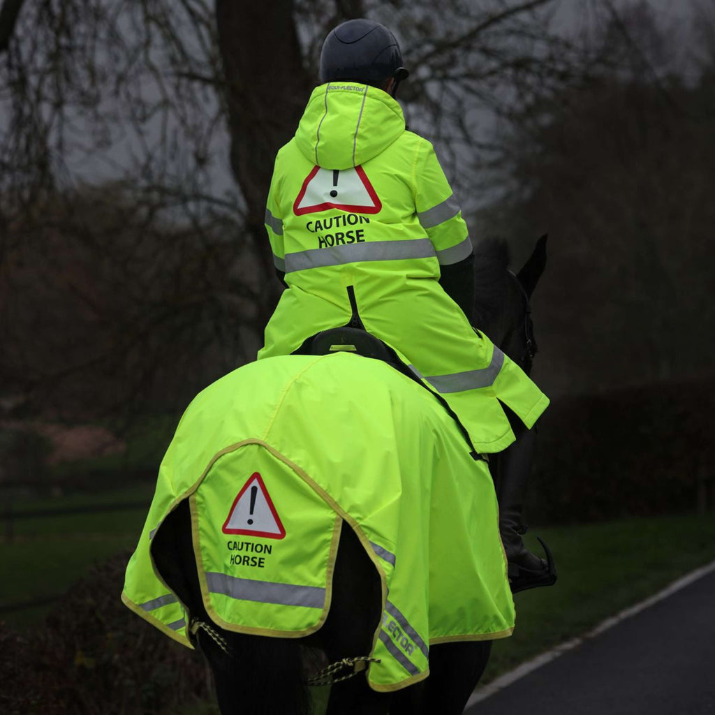 Equi-Flector by Shires Reflecterende Jas Lang Geel
