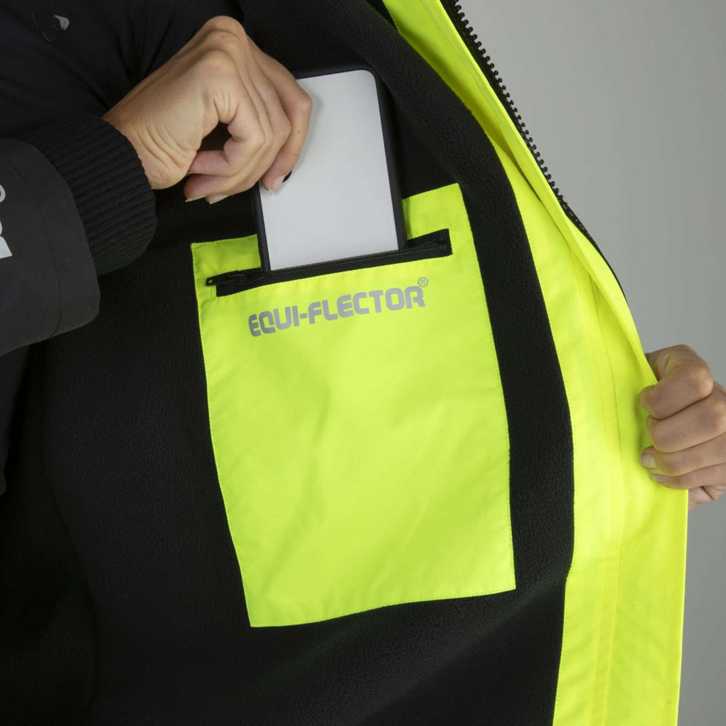 Equi-Flector by Shires Reflecterende Jas Lang Geel