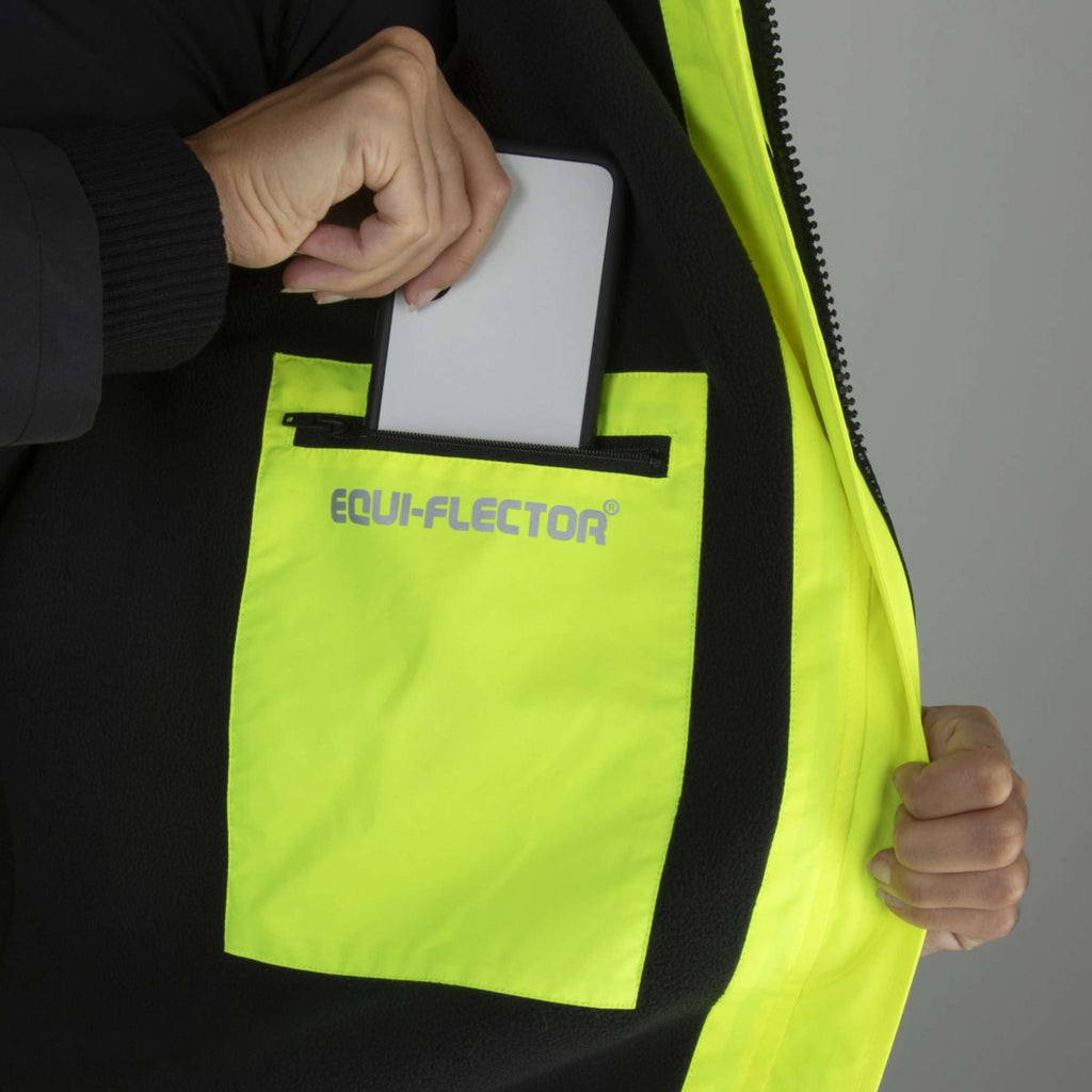 Equi-Flector by Shires Reflecterende Jas Lang Geel