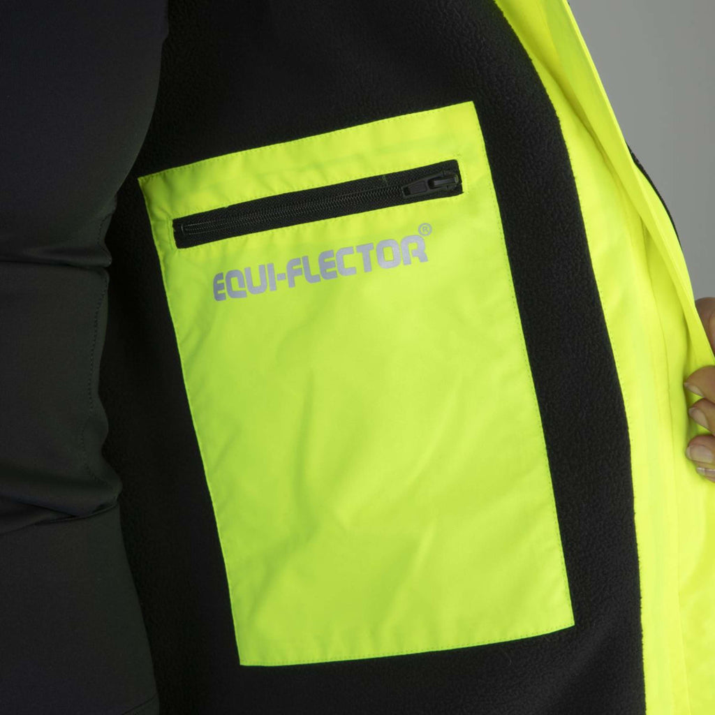 Equi-Flector by Shires Reflecterende Jas Lang Geel