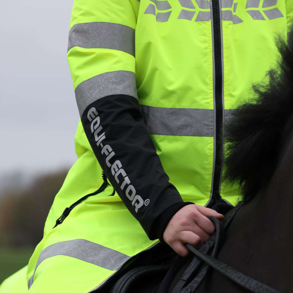 Equi-Flector by Shires Reflecterende Jas Lang Geel