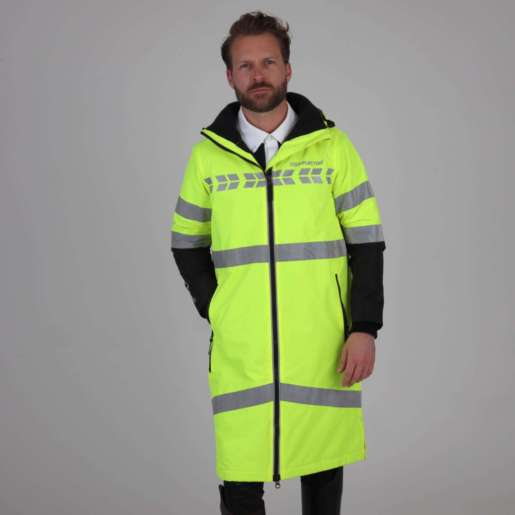 Equi-Flector by Shires Reflecterende Jas Lang Geel