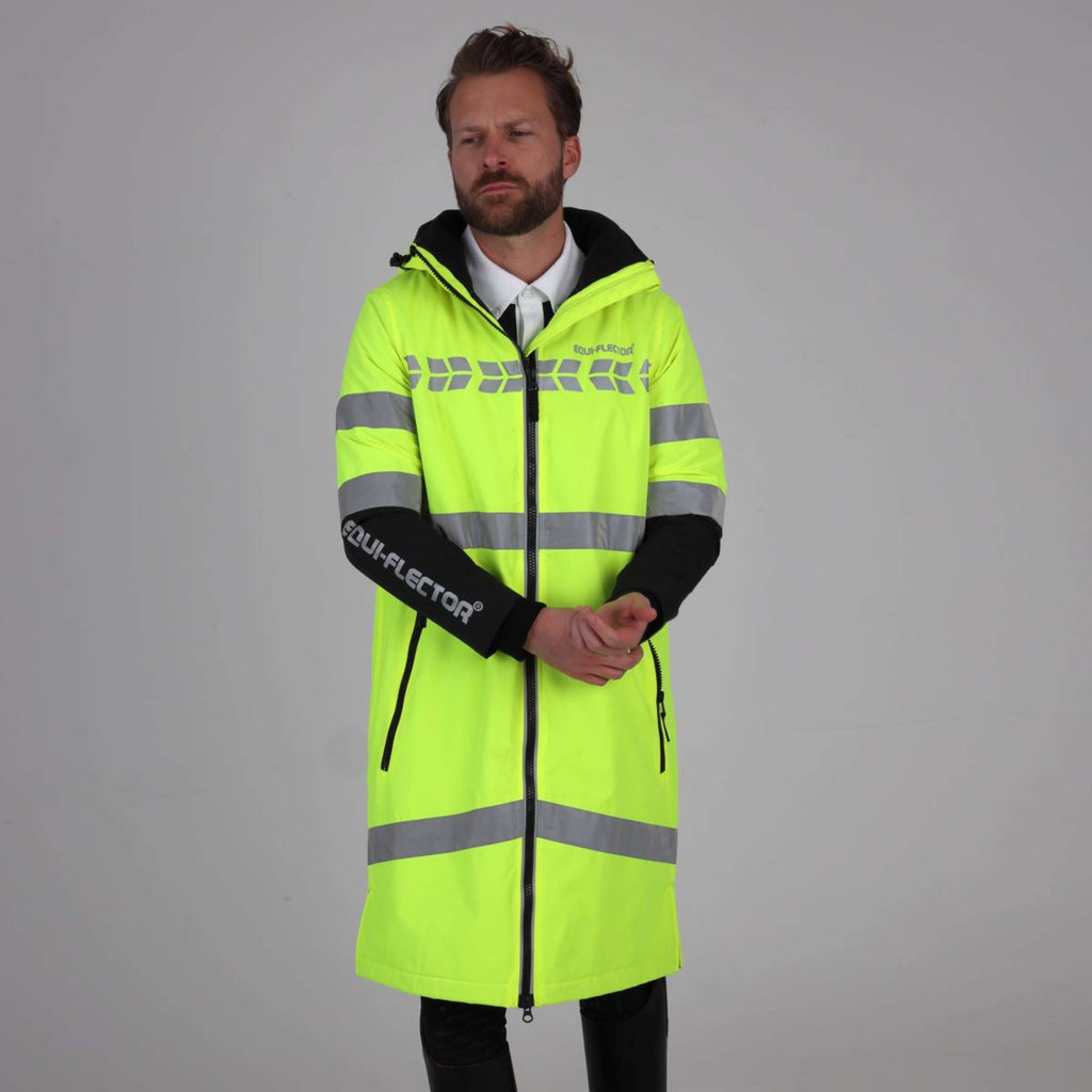 Equi-Flector by Shires Reflecterende Jas Lang Geel