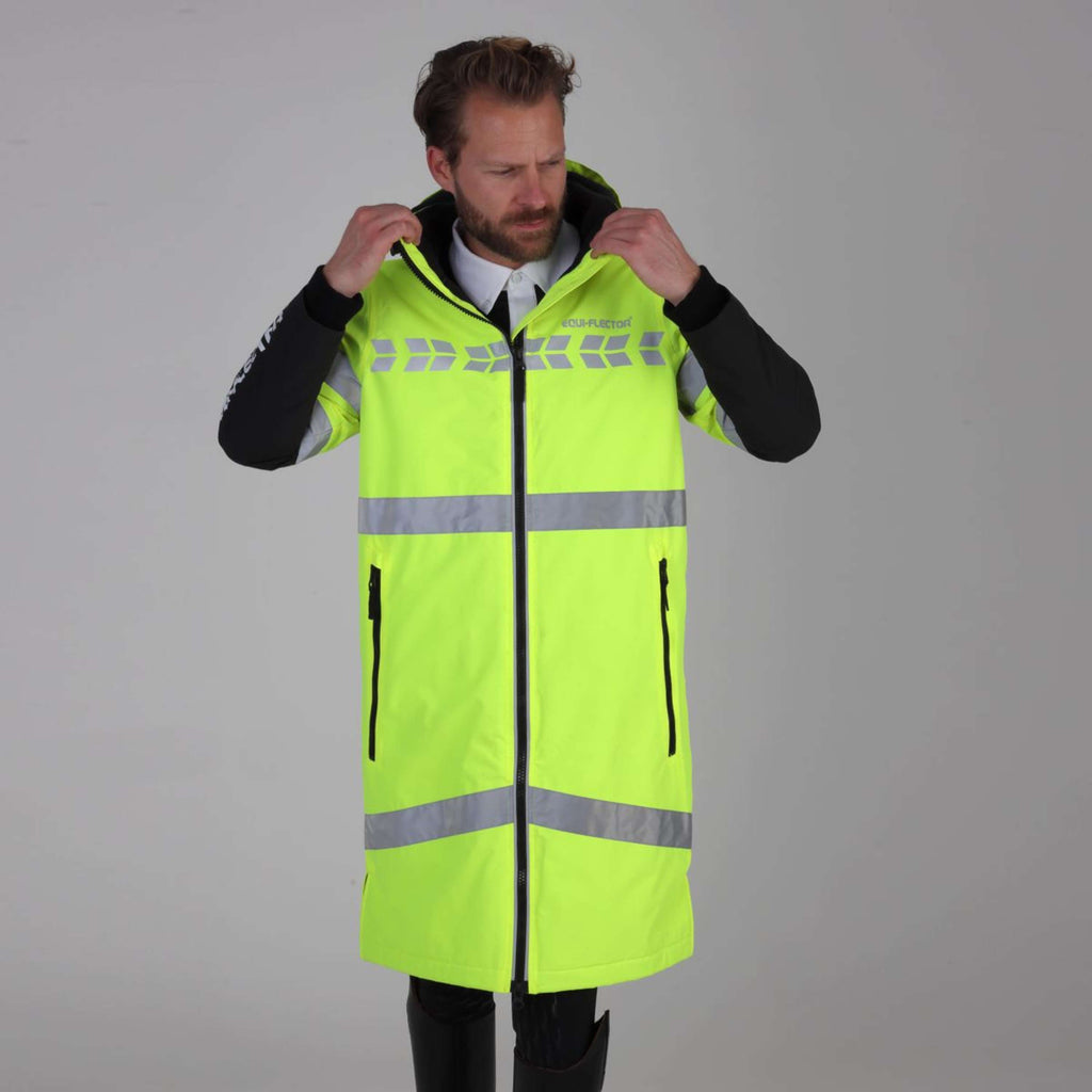 Equi-Flector by Shires Reflecterende Jas Lang Geel