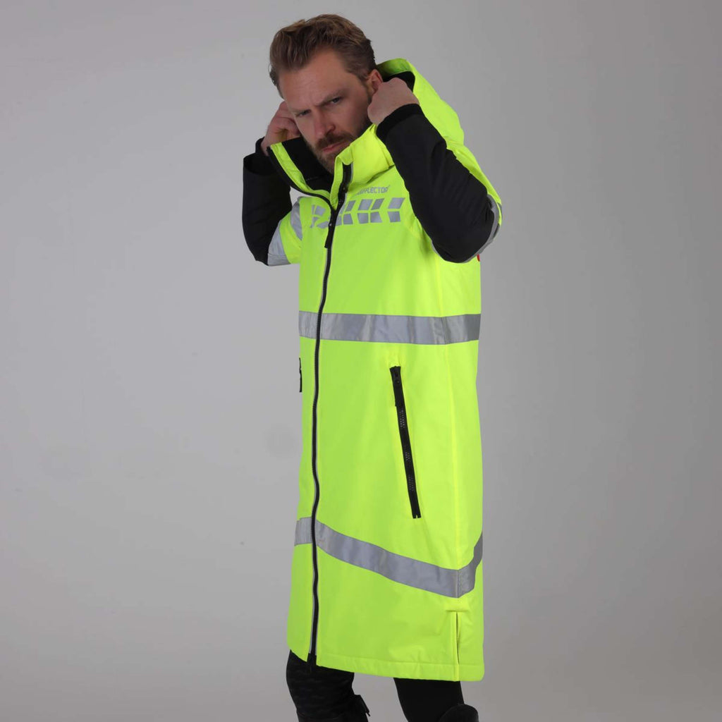 Equi-Flector by Shires Reflecterende Jas Lang Geel