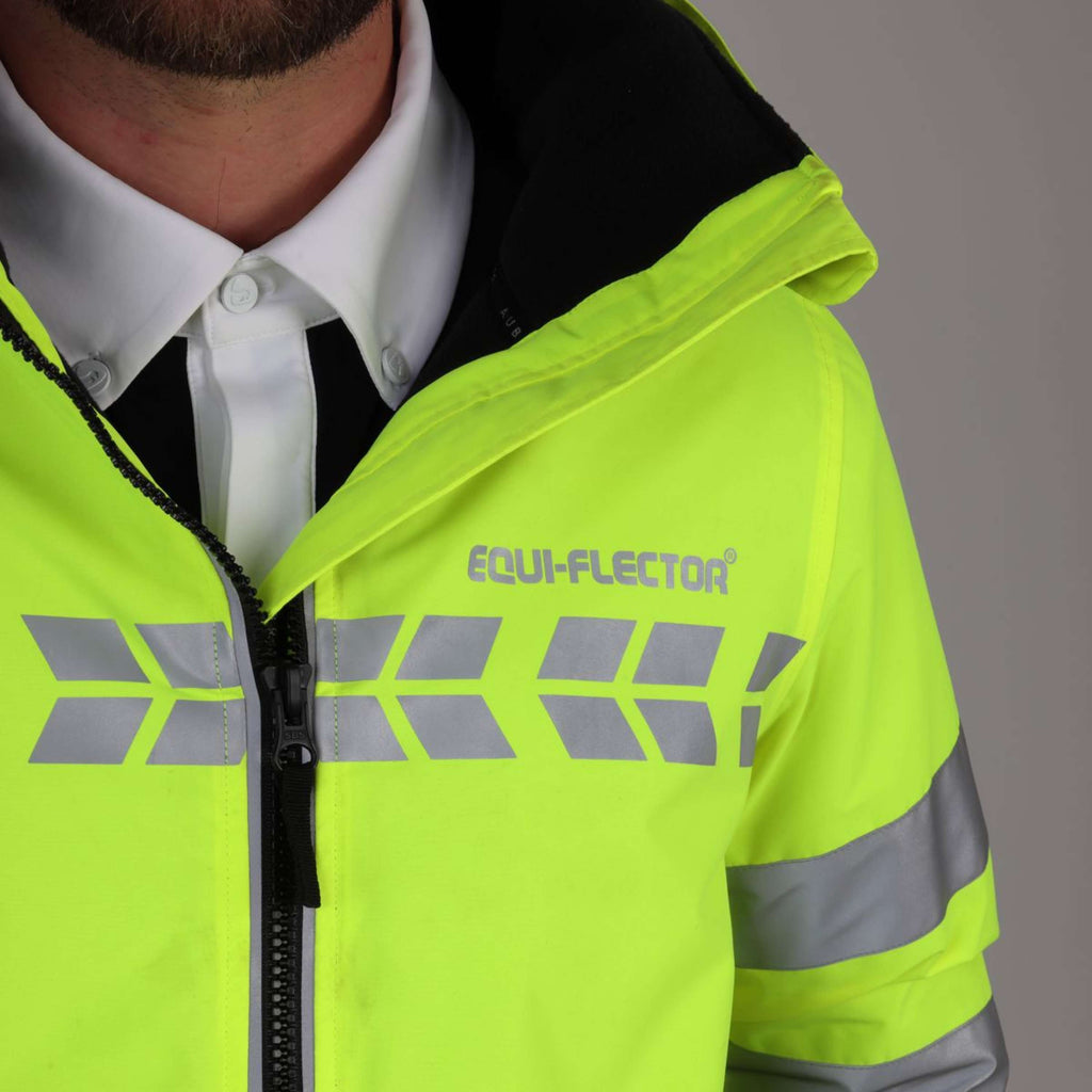 Equi-Flector by Shires Reflecterende Jas Lang Geel