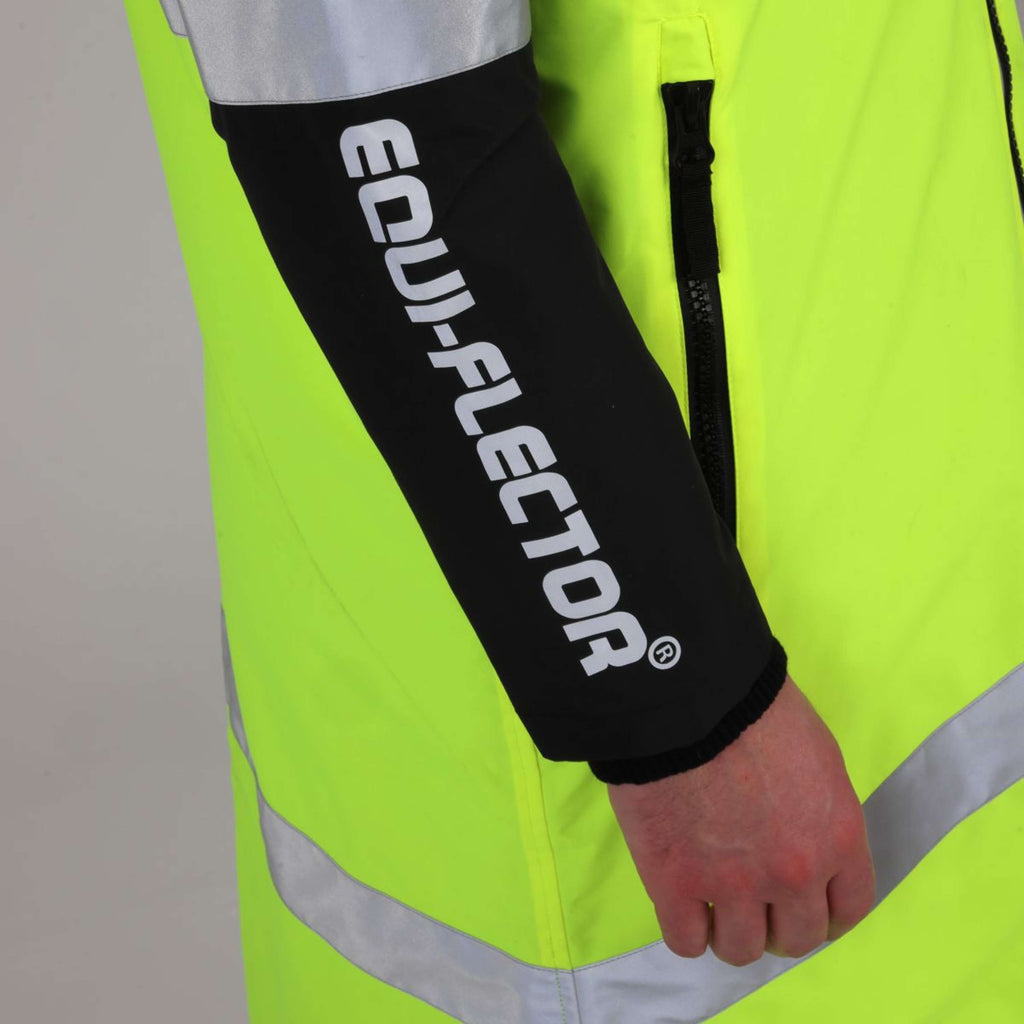 Equi-Flector by Shires Reflecterende Jas Lang Geel