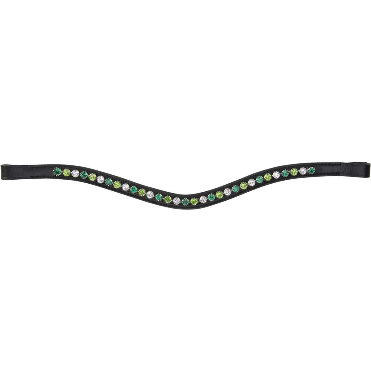Velociti by Shires Frontriem GARA Green Diamante Zwart