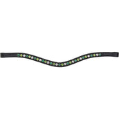 Velociti by Shires Frontriem GARA Green Diamante Zwart