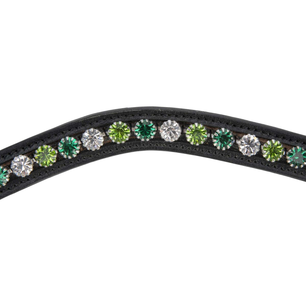 Velociti by Shires Frontriem GARA Green Diamante Zwart