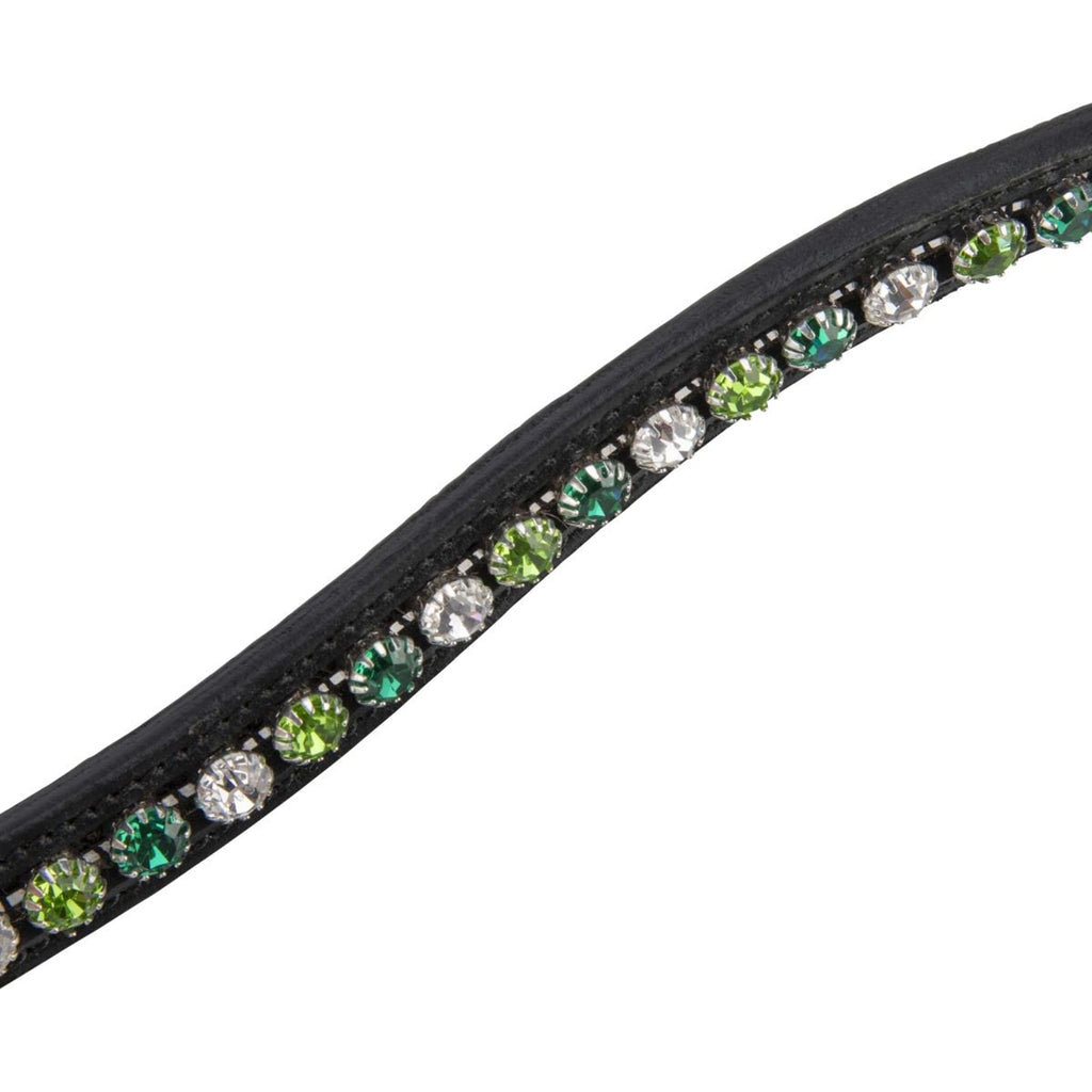 Velociti by Shires Frontriem GARA Green Diamante Zwart