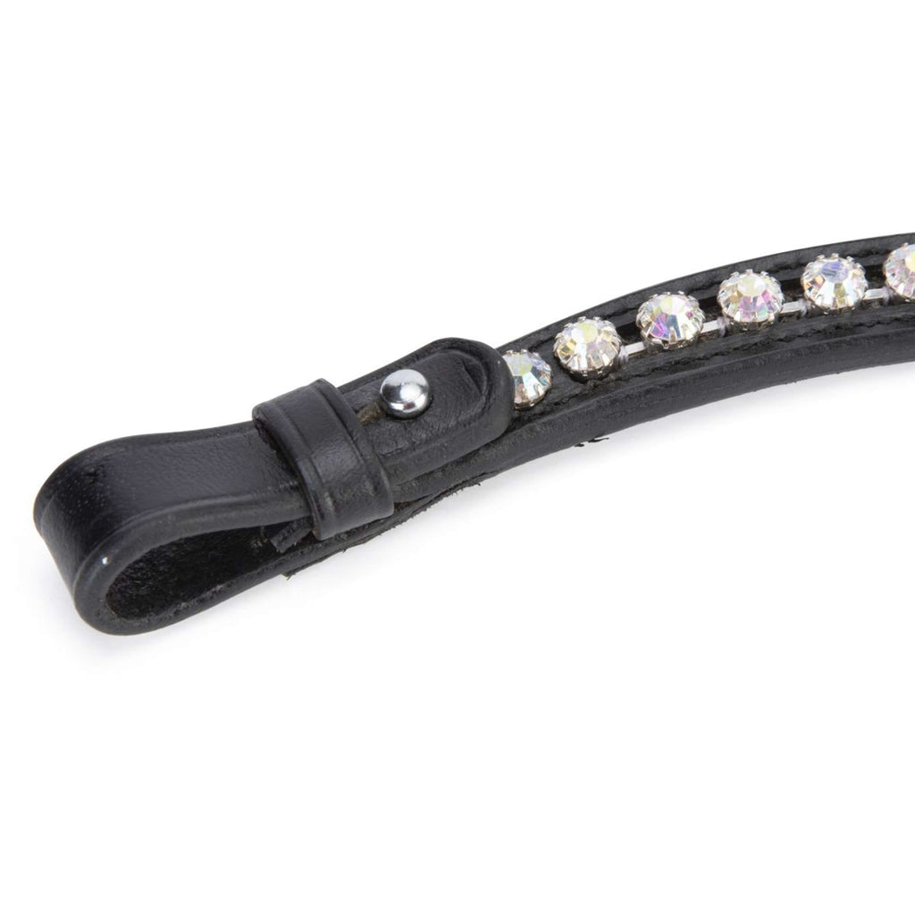 Velociti by Shires Frontriem GARA Iridescent Diamante Zwart