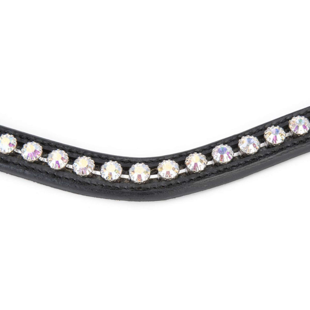 Velociti by Shires Frontriem GARA Iridescent Diamante Zwart