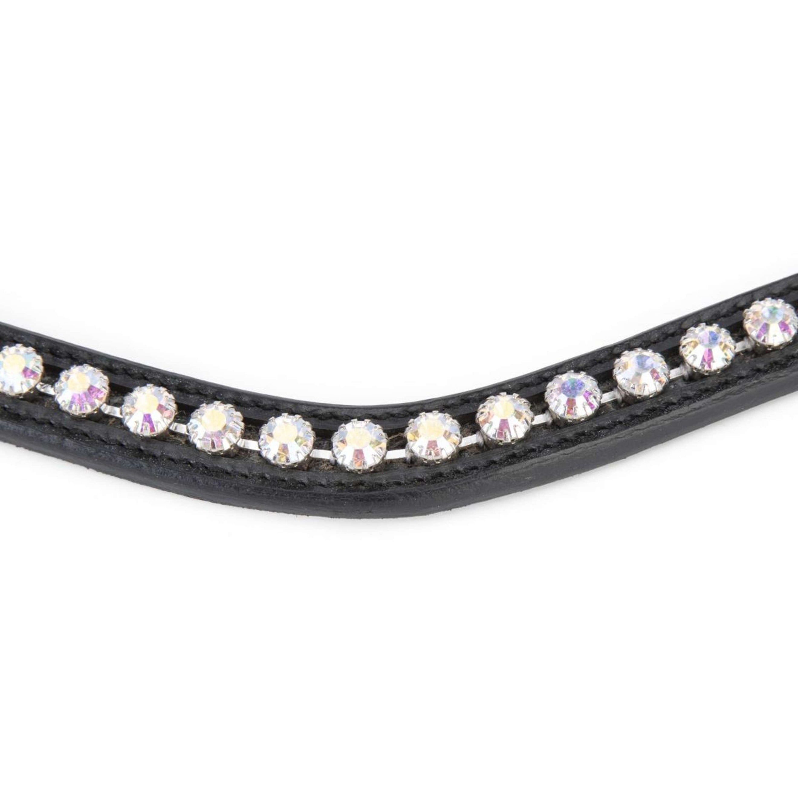 Velociti by Shires Frontriem GARA Iridescent Diamante Zwart