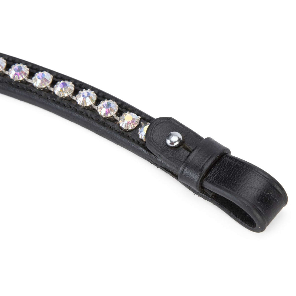 Velociti by Shires Frontriem GARA Iridescent Diamante Zwart
