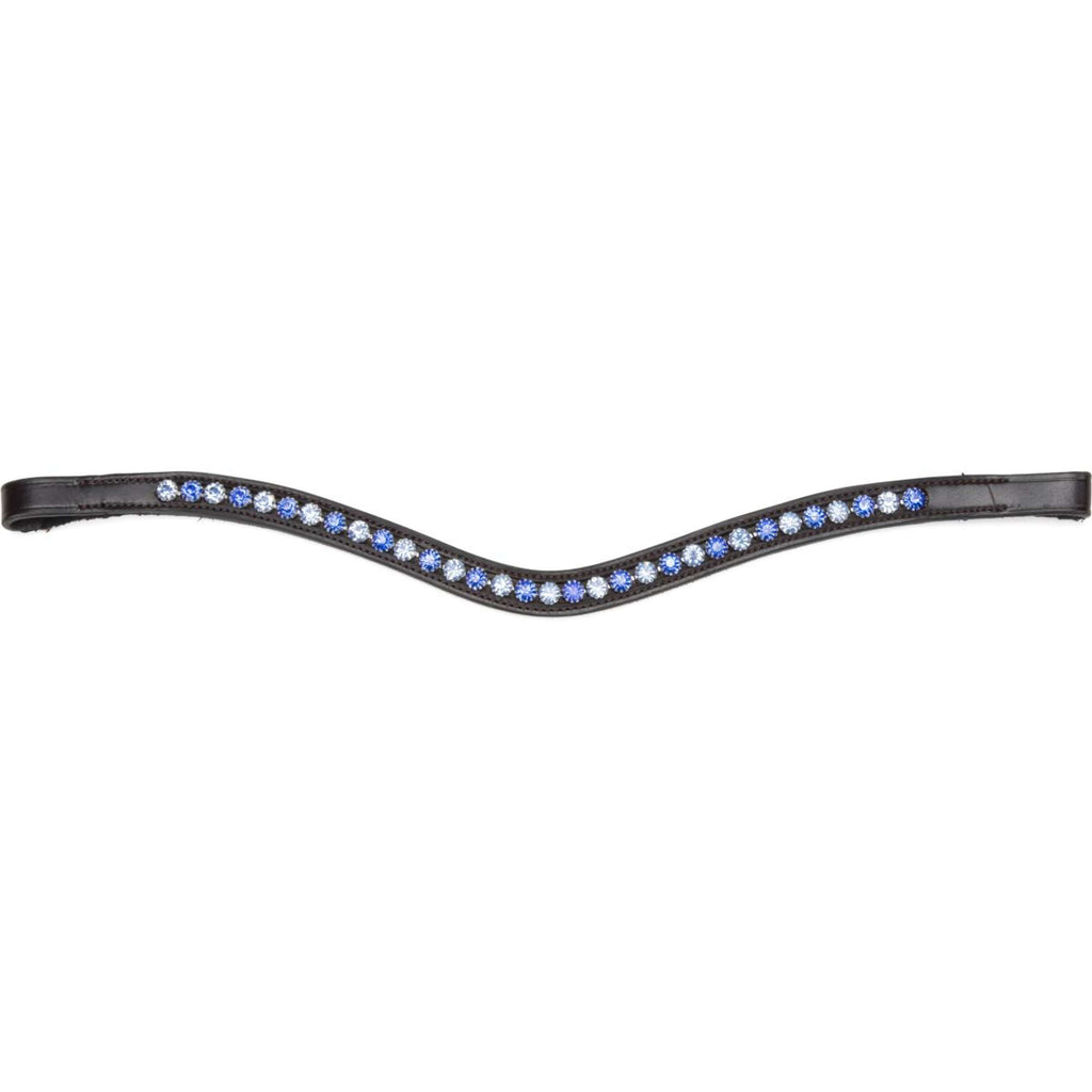 Velociti by Shires Frontriem GARA Blue Diamante Zwart