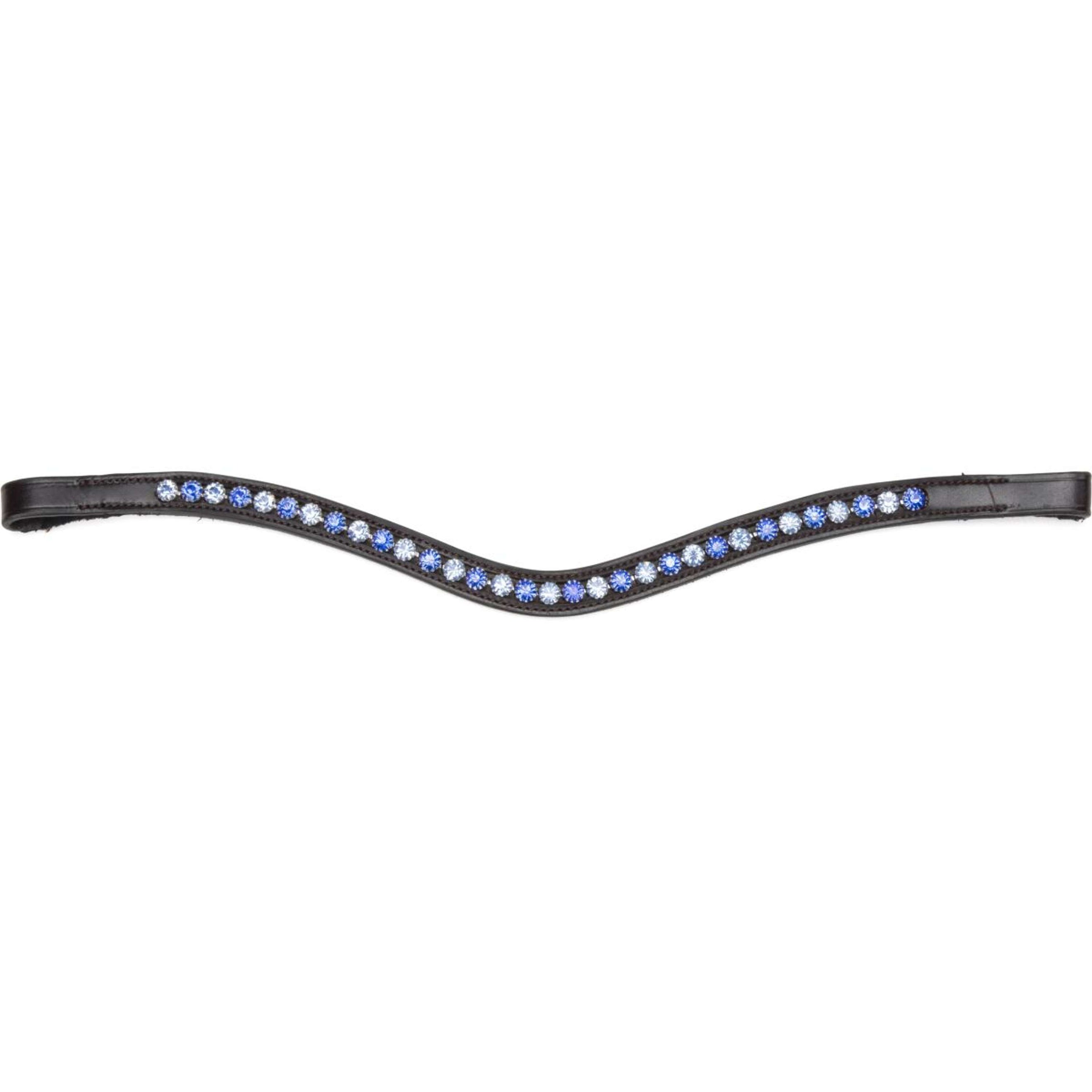 Velociti by Shires Frontriem GARA Blue Diamante Zwart