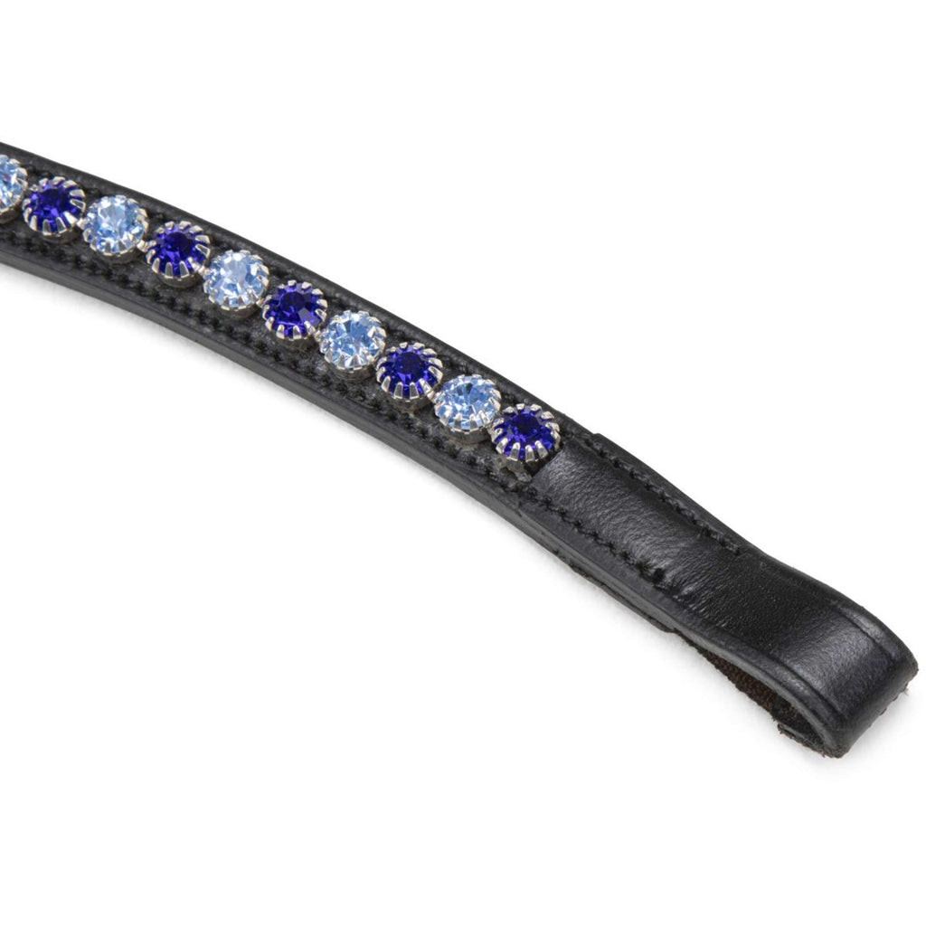 Velociti by Shires Frontriem GARA Blue Diamante Zwart