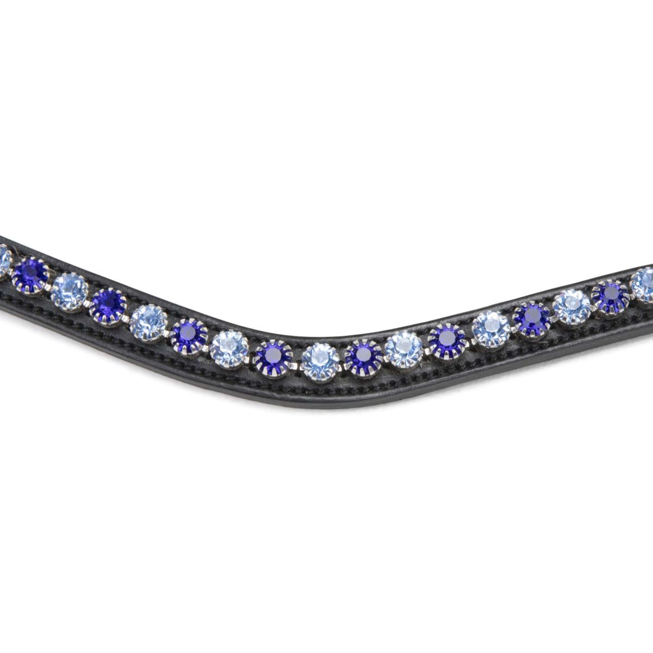 Velociti by Shires Frontriem GARA Blue Diamante Zwart Velociti by Shires Frontriem GARA Blue Diamante Zwart