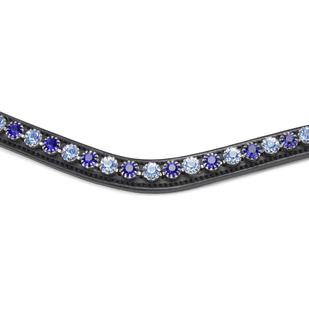 Velociti by Shires Frontriem GARA Blue Diamante Zwart