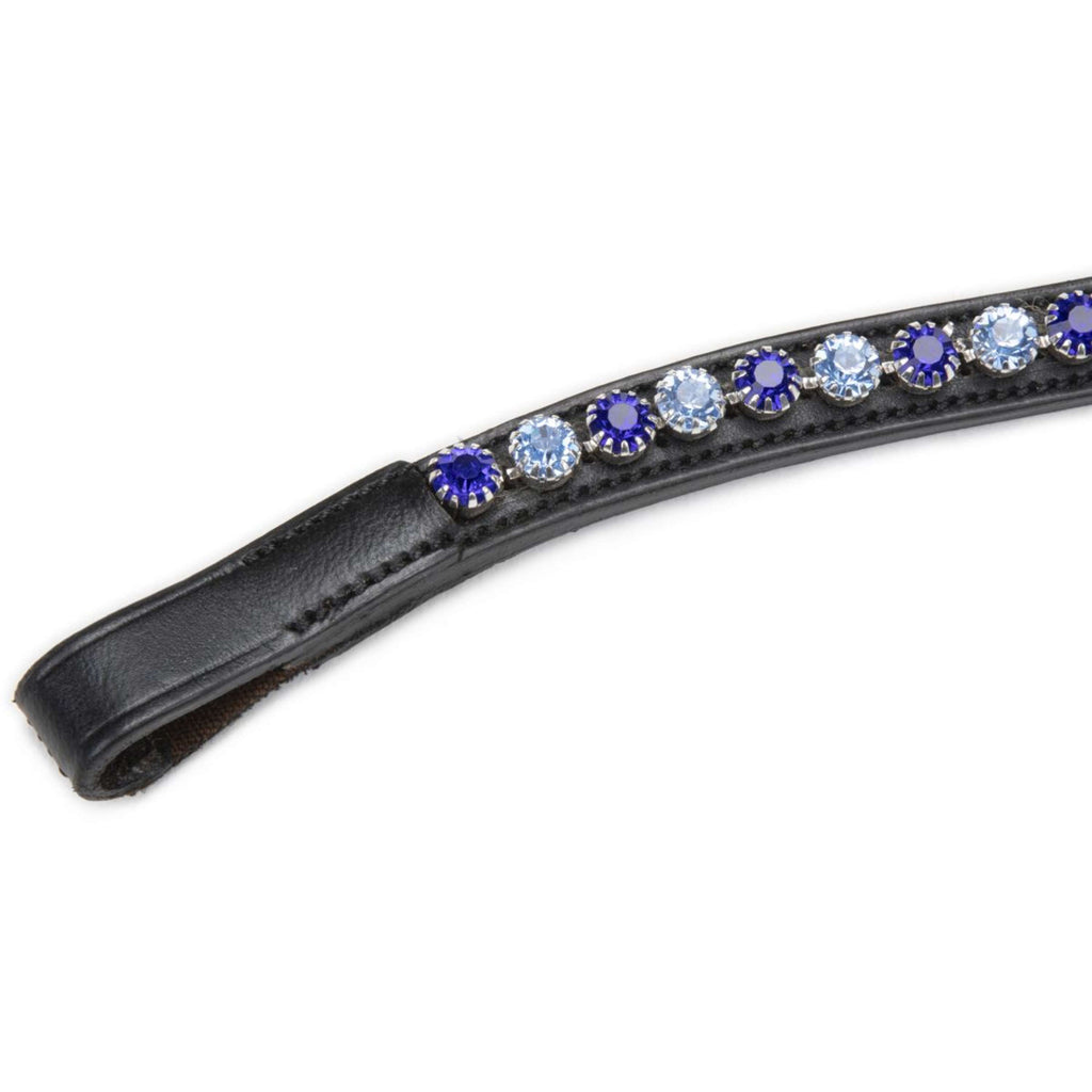 Velociti by Shires Frontriem GARA Blue Diamante Zwart