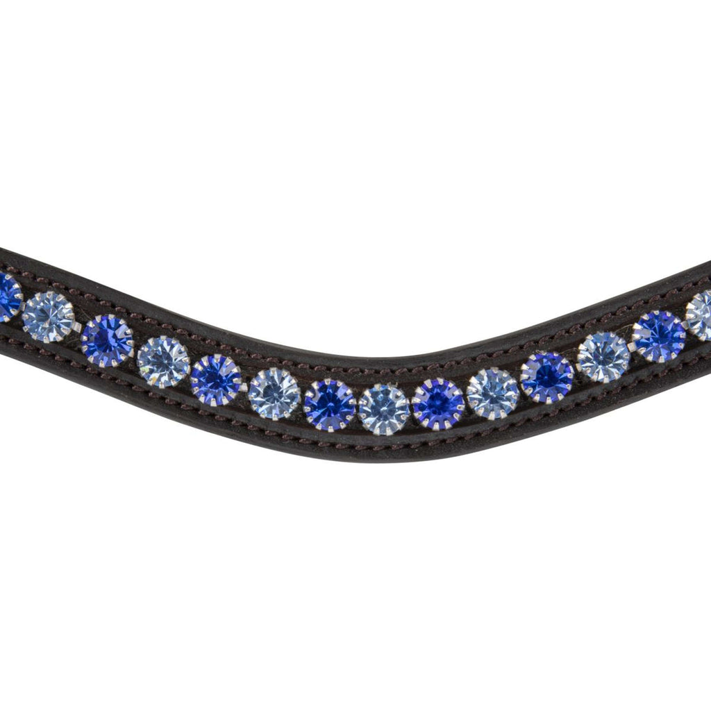 Velociti by Shires Frontriem GARA Blue Diamante Havana