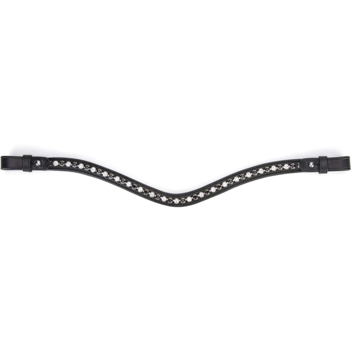 Velociti by Shires Frontriem GARA Black Diamante Zwart