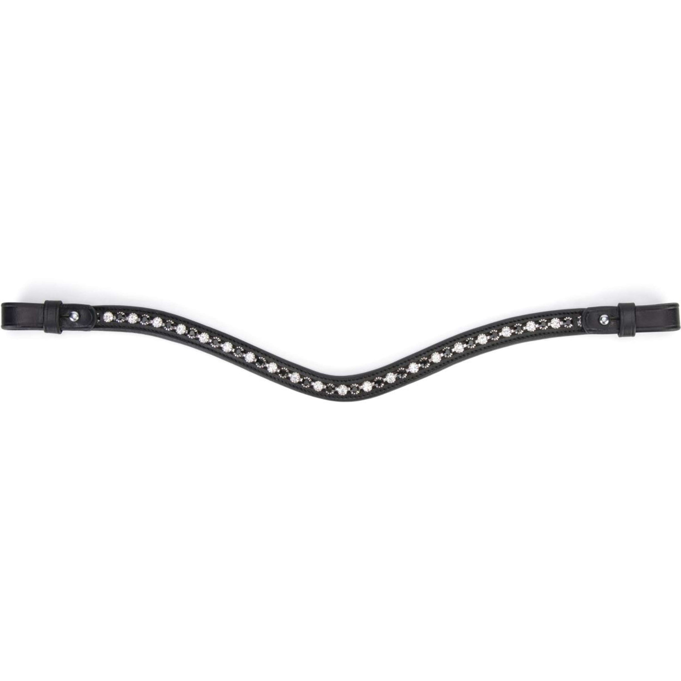 Velociti by Shires Frontriem GARA Black Diamante Zwart